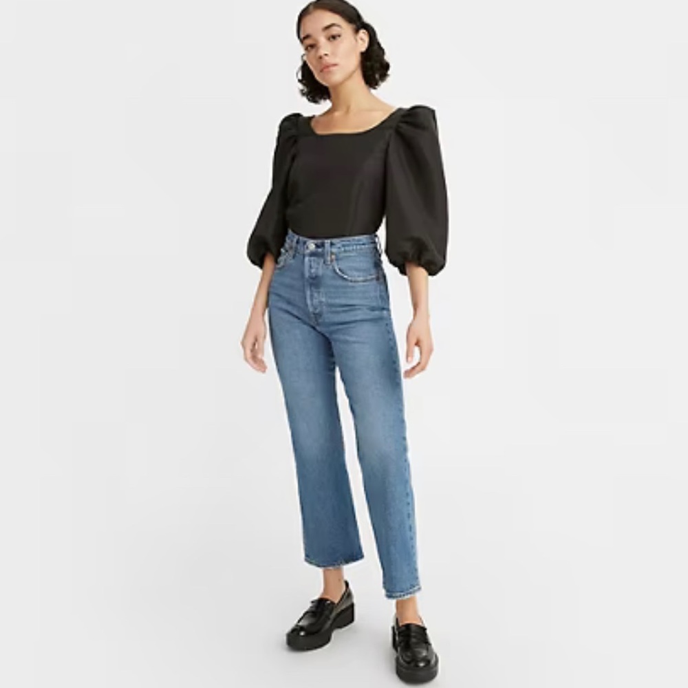 Levi’s Ribcage crop boot jeans